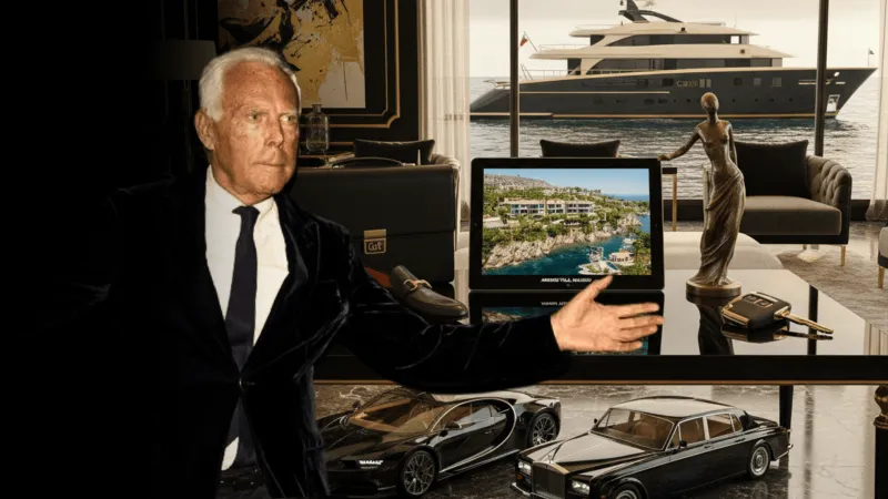 ثروة أرماني الفاخرة: أغلى 5 مقتنيات تروي قصة الأناقة والذكاء المالي