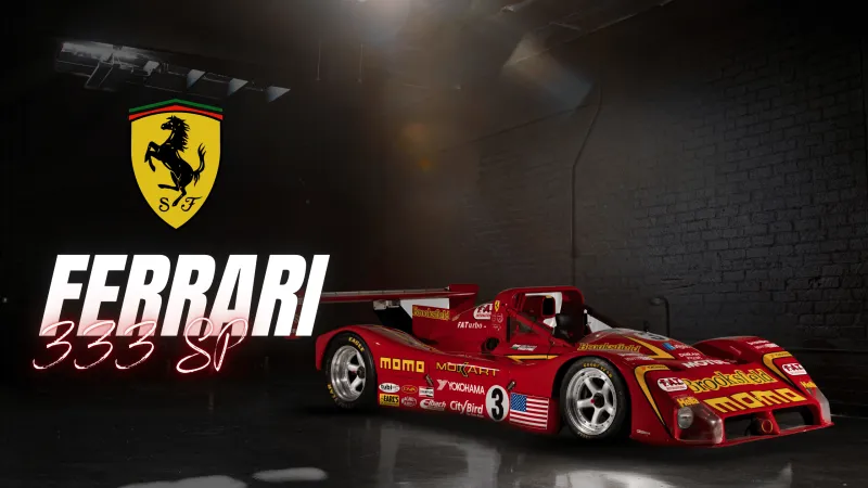 أسطورة السباقات Ferrari 333 SP تعود للمزادات مقابل 6.5 مليون دولار
