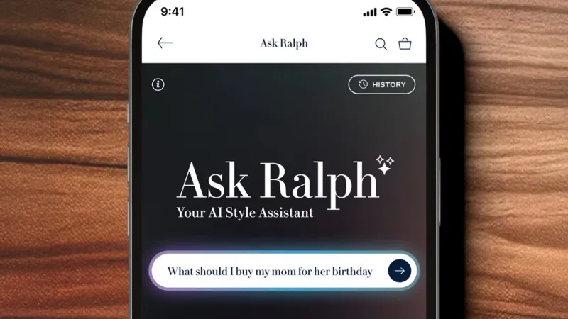 Ralph Lauren تطلق روبوت Ask Ralph الذكي