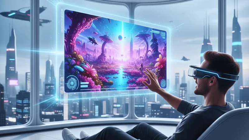 AirVision.. شاشة سينمائية محمولة توفر تجربة تفاعلية استثنائية (فيديو)