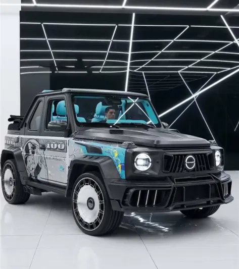 مرسيدس تتحول لتحفة فنية استثنائية بلمسات Alec Monopoly (فيديو)