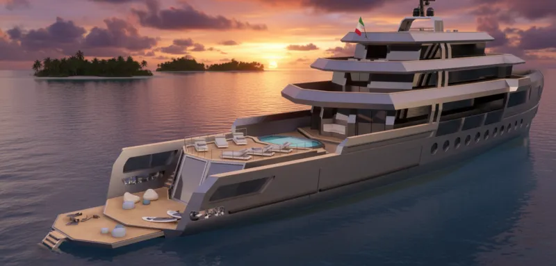 فرانكو غنيسي يكشف عن يخت Awaha 160 الاستكشافي بتقنيات هجينة وتصميم فاخر