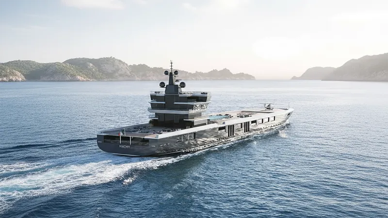 مفهوم ثوري جديد في عالم الفخامة البحرية: أوشيانكو تكشف عن يخت أنثوس بطول 150 متر 