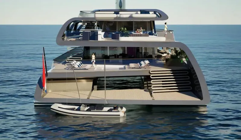 يخت AERA المبتكر من رويال هويزمان يظهر بتقنية الجناح الثابت في معرض موناكو لليخوت