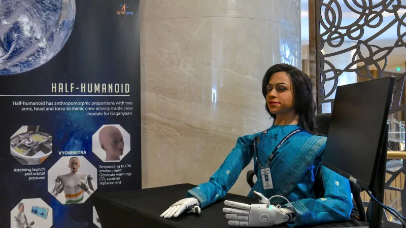 الهند تستعد لإطلاق أول روبوت بشري في الفضاء في ديسمبر 2025