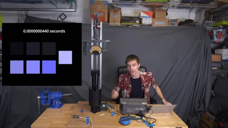 هل يمكن رؤية الضوء وهو يتحرك؟ هذا المبتكر فعلها!