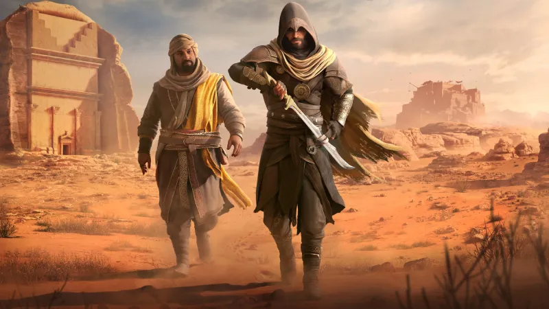 توسعة Assassin’s Creed Mirage الجديدة: باسم يعزف العود في العُلا