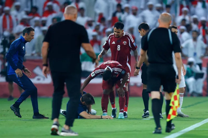 لوبيتيغي يدفع ثمن تأهل قطر للمونديال بضربة في الوجه (فيديو)
