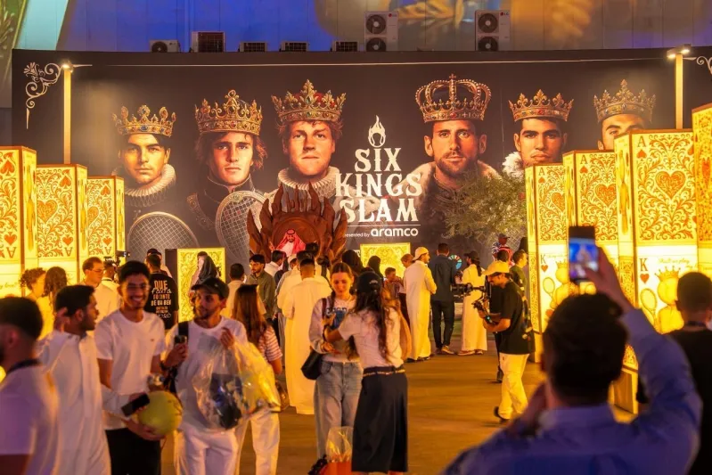 Six Kings Slam يشهد حضورًا جماهيريًا كبيرًا في اليوم الأول من المنافسات (صور)