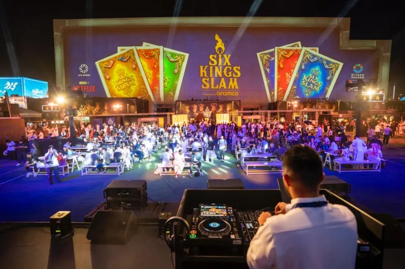 أجواء استثنائية في موسم الرياض مع نهائي بطولة Six Kings Slam (صور) 