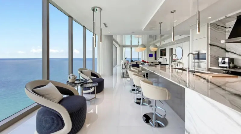 شقة فاخرة في ميامي بـ13 مليون دولار مستوحاة من سيارات بوجاتي الخارقة