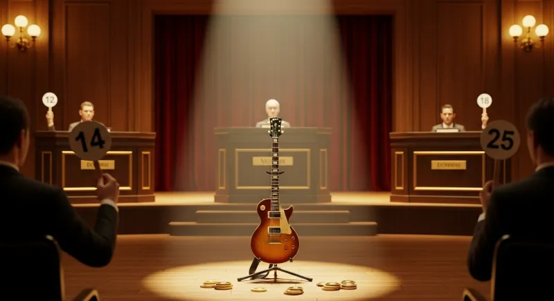 بيع غيتار "الانفصال التاريخي" لفرقة أواسيس بمبلغ قياسي