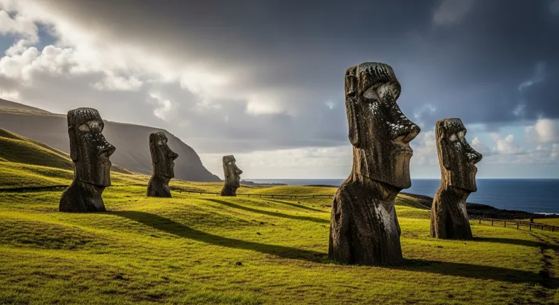 دراسة تكشف طريقة "المشي" التي نقلت بها تماثيل مواي العملاقة