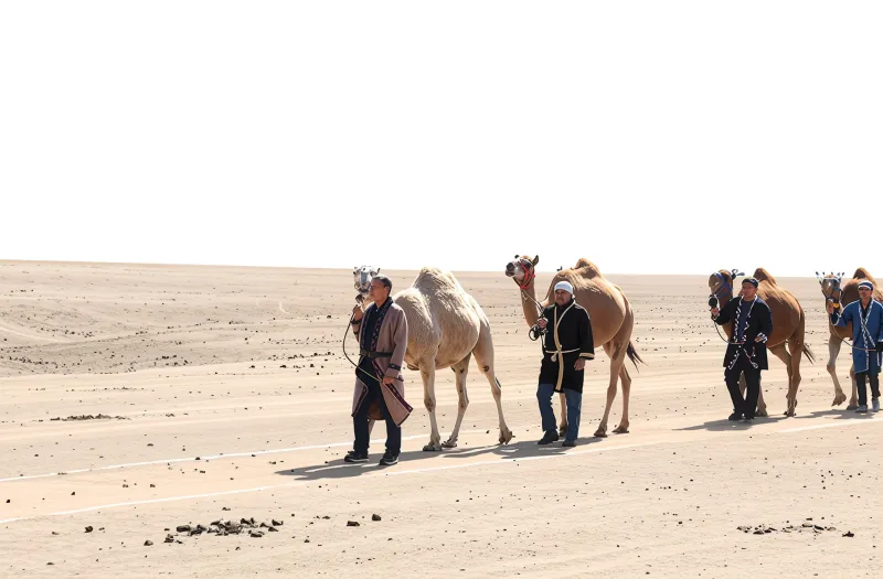 موكب يضم 252 جملاً يسجّل رقمًا قياسيًا في كازاخستان احتفالًا بعام العمال والزراعة