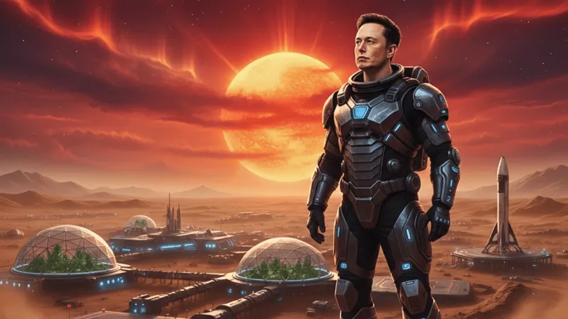 إيلون ماسك يلمح إلى أن نهاية حياته قد تكون على المريخ!