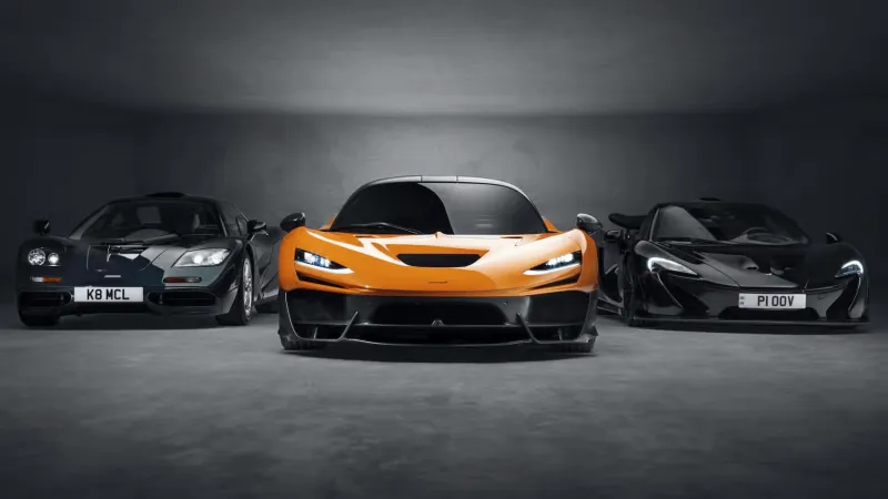 ماكلارين تشعل الحلبة بسيارتها W1 الجديدة قبل إطلاقها الرسمي