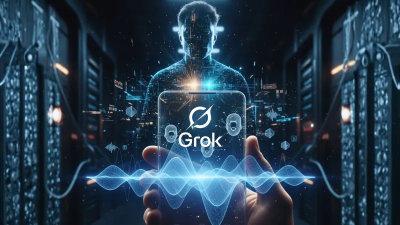 إيلون ماسك يطلق ميزة الصوت المباشر في تطبيق Grok