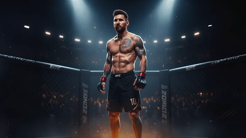 مفاجأة من عالم القتال الحر: ميسي يمتلك الصفات التي تصنع الأبطال