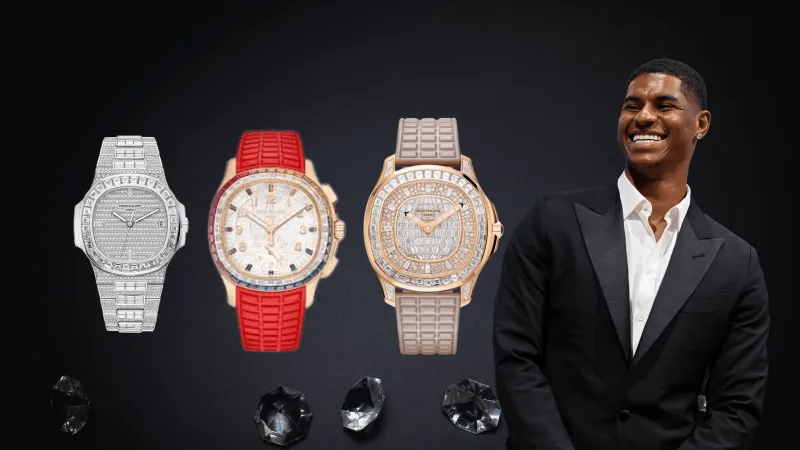 ماركوس راشفورد يضم تحفًا نادرة من Patek Philippe بقيمة تتجاوز مليوني دولار