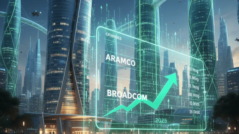 أرامكو تتفوق على برودكوم ضمن أكبر 25 شركة عالميًا في 2025