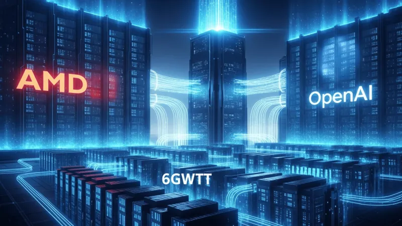 شراكة تاريخية ومفاجئة بين AMD وOpenAI لتعزيز قدرات الذكاء الاصطناعي