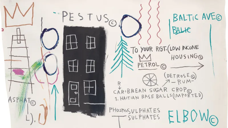 لوحة لباسكيات تُعرض في مزاد بقيمة تصل إلى 3.8 مليون دولار أمريكي