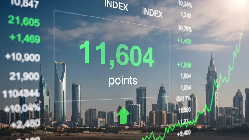 استقرار سوق الأسهم السعودية عند 11,604 نقاط في بداية تداولات الثلاثاء