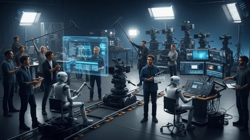 كيف أثر الذكاء الاصطناعي على وظائف صناع المحتوى في هوليوود؟ دراسة تكشف