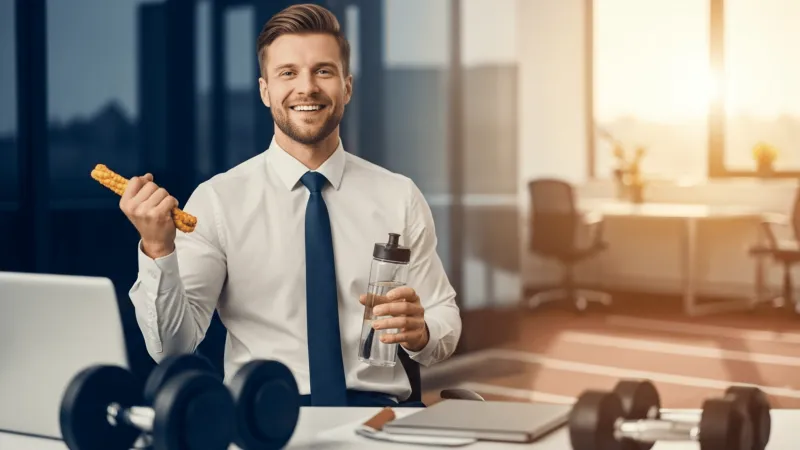 من المكتب إلى الصحّة: كيف يحافظ الرجل على وزنه رغم ضغوط الحياة العملية