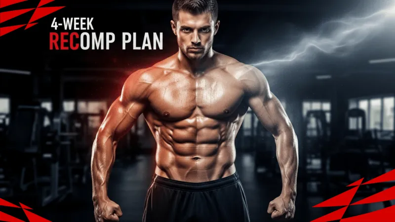 جسد أقوى في 4 أسابيع: خطّة Recomp التي تغيّر قواعد اللعبة