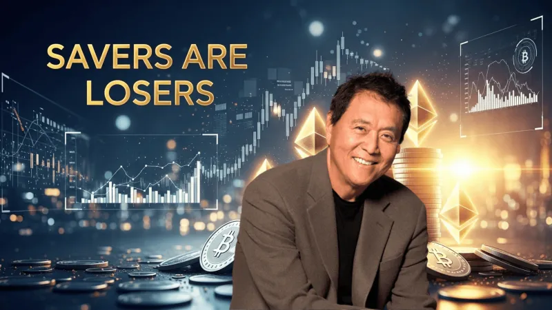 "المدخرون خاسرون".. نصائح كيوساكي للاستثمار في الفضة والإيثيريوم