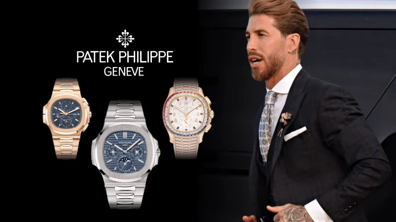 سيرجيو راموس يكشف مجموعته الفاخرة من ساعات باتيك فيليب