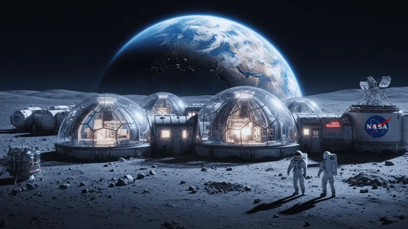 ناسا تبتكر طريقة جديدة لبناء منازل على القمر باستخدام تقنيات الزجاج القمري