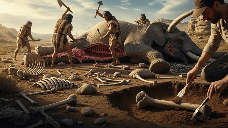 اكتشافات جديدة: البشر القدماء في إيطاليا اعتمدوا على الأفيال لصنع أدوات من عظامها