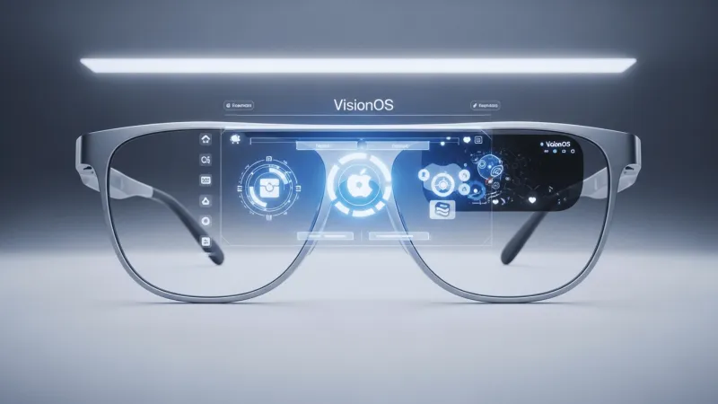  آبل تخطط لإطلاق نظارات ذكية مع شاشة مدمجة بنظام VisionOS في 2026