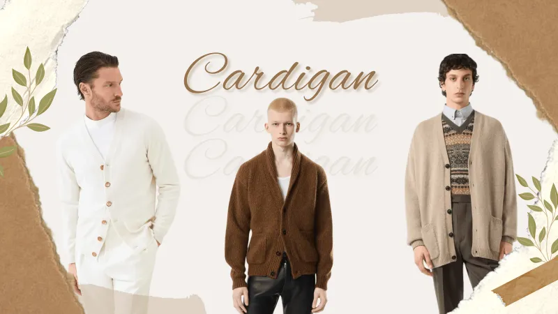 الكارديجان الرجالي: أناقة خريفيّة بلا مجهود