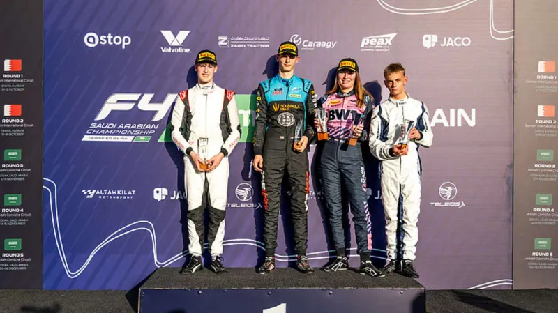 نجاح لافت لبطولة أرامكو السعودية للفورمولا 4.. انطلاقة قوية من البحرين