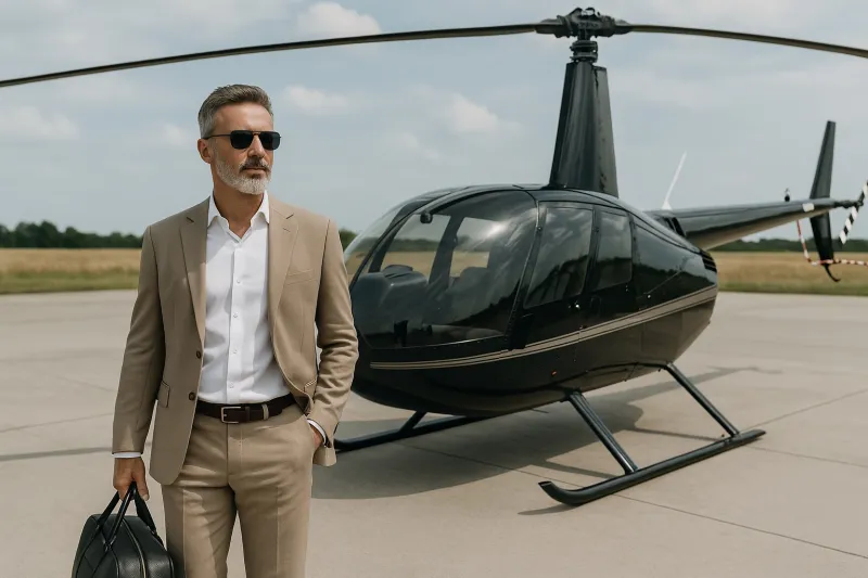 الهليكوبتر الخاصّة بين يديك: دليل اختيار الطائرة المثالية لنمط حياتك الفاخر