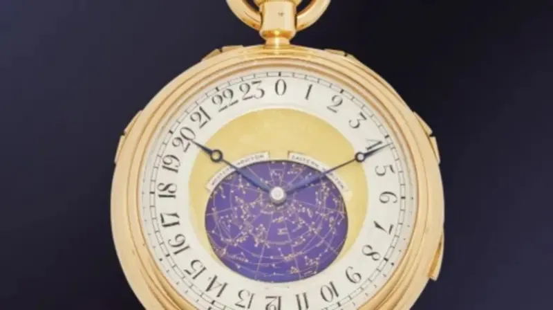  الأغلى عالميًا: مزاد نيويورك يضم ساعة الجيب الأسطورية أوديمير بيجيه Grosse Pièce