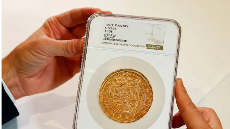 مزاد سويسري يسجل سعرًا تاريخيًا لعملة فيليب الثالث الذهبية