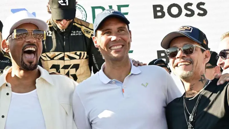 نادال ونجوم هوليوود يشعلون سباق ميامي للقوارب الكهربائية