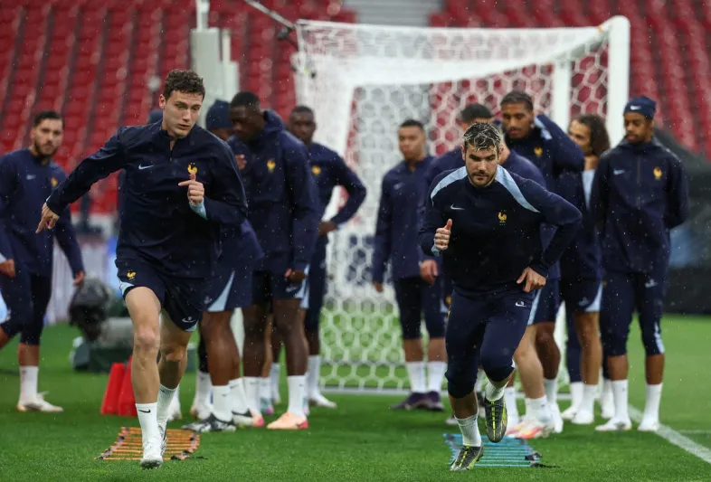 التشكيل المتوقع لمباراة فرنسا وأذربيجان اليوم الأحد