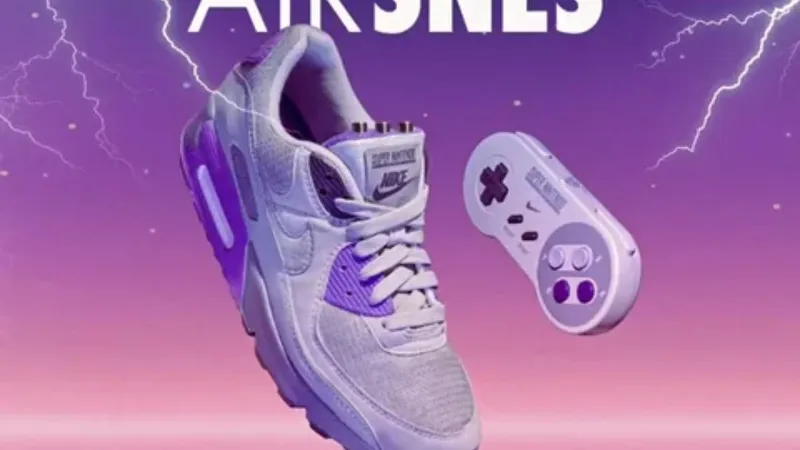 حذاء أم منصة ألعاب؟ Nike AIR SNES يدمج الأناقة بالذكاء التكنولوجي
