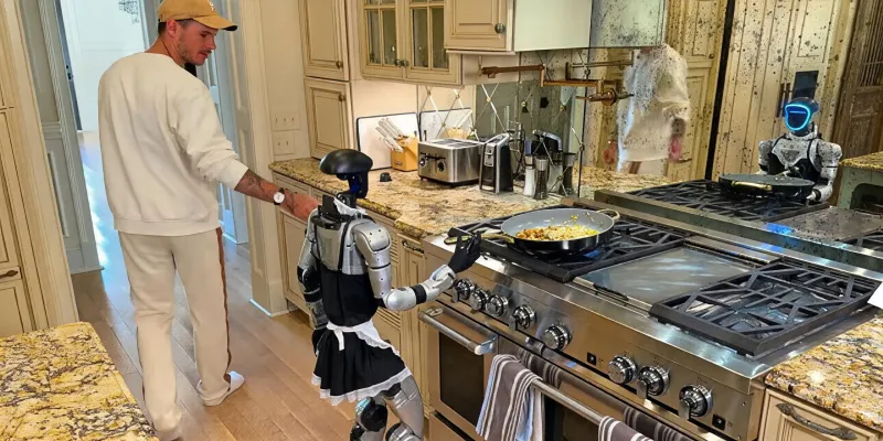 الطهاة بأمان حاليًا: روبوت بشري يفشل في إعداد وجبة غداء ويثير الضحك (فيديو)