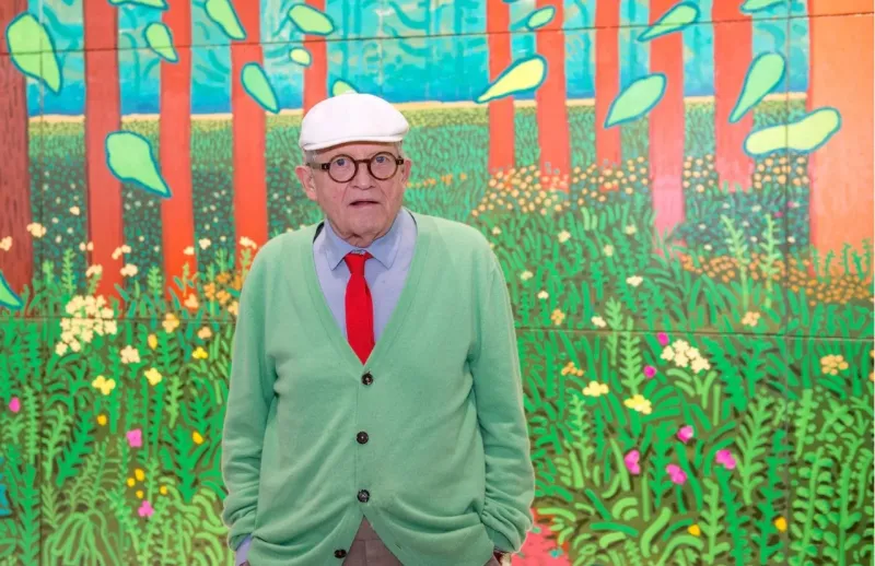 فناء قصر كارلوس الخامس: لوحة هوكني المائية تتصدر مزاد بونهامز المرتقب