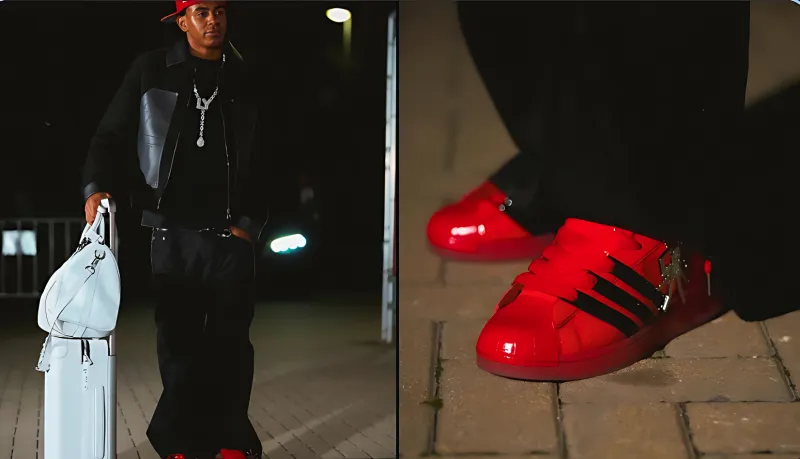 لامين يامال يكشف أول نسخة من Superstar بتعاون Sp5der x Adidas