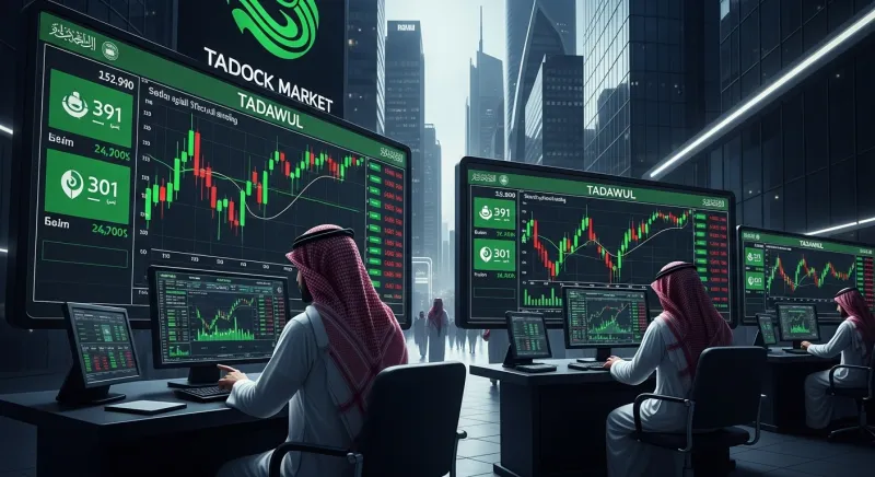 سوق الأسهم السعودية تبدأ الأسبوع متراجعة 0.5% وسط موجة بيع