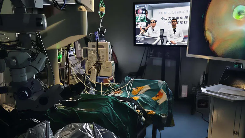 إنجاز طبي صيني: أول عملية شبكية روبوتية عن بُعد باستخدام 5G