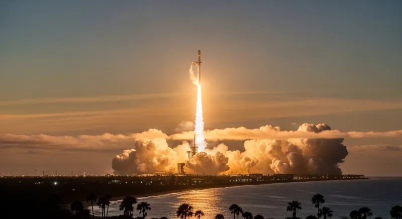 سبيس إكس تتفوق على بلو أوريجن وتحطم الرقم القياسي لإطلاقات فلوريدا (فيديو)