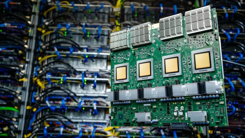 Ironwood.. غوغل تطلق شريحة الذكاء الاصطناعي الجديدة (فيديو)